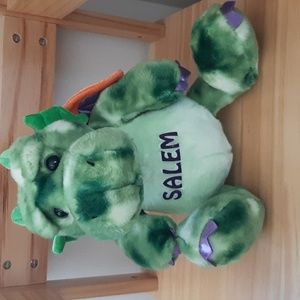 Salem Personalized Dragon Plush Doll Green Orange Purple